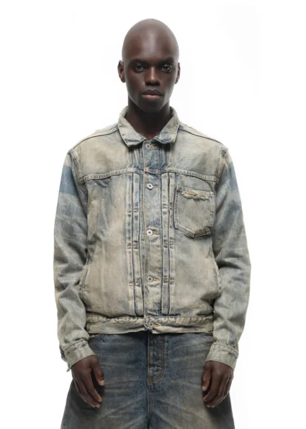 Japanese Ash No Faith Studio Selvedge Button Jacket